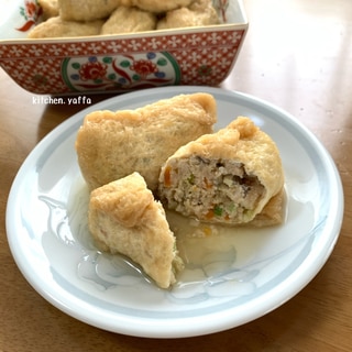 おからと鶏肉の巾着煮　お弁当や朝食に！